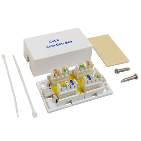 cat 6 cable junction box|cat 6 110 punch down block.